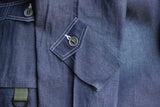 HAWKWOOD MERCANTILE / SHERPA OVER SHIRT (DENIM)