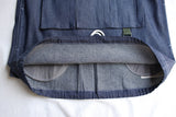 HAWKWOOD MERCANTILE / SHERPA OVER SHIRT (DENIM)