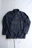 HAWKWOOD MERCANTILE / SHERPA OVER SHIRT (DENIM)