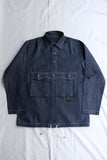 HAWKWOOD MERCANTILE / SHERPA OVER SHIRT (DENIM)