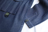 HAWKWOOD MERCANTILE / SHERPA OVER SHIRT (DENIM)