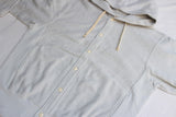 FREEWHEELERS / SIDEWAYS SERIES SET-IN SLEEVE SNAP BUTTON FRONT SWEAT PARK (#2224006,LIGHT GRAY)