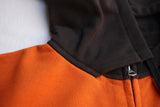 FREEWHEELERS / "TIGERS" AFTER HOOD FRONT ZIPPER SWEAT PARKA (#2234002,BLAZE ORANGE × SOOT BLACK)