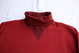FREEWHEELERS / "TURTLE NECK SWEAT SHIRT" SPECIAL HEAVY WEIGHT (#2234007,FADE CRIMSON × DARK CRIMSON)