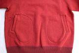 FREEWHEELERS / "TURTLE NECK SWEAT SHIRT" SPECIAL HEAVY WEIGHT (#2234007,FADE CRIMSON × DARK CRIMSON)