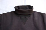 FREEWHEELERS / "TURTLE NECK SWEAT SHIRT" SPECIAL HEAVY WEIGHT (#2234007,JET BLACK × SOOT BLACK)