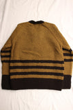 BO'S GLAD RAGS / "Thru-Hike" Trail Guide Sweater (K19-04,KHAKI / BROWNIE BLACK)