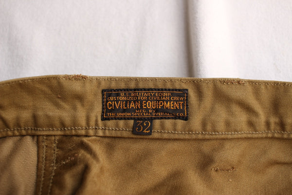 FREEWHEELERS 2122005 サイズ34 FREEWHEELERS / U.S.N. UTILITY TROUSERS (#2122005,KHAKI BEIGE