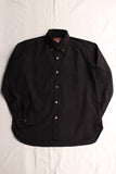 ADJUSTABLE COSTUME / WORK STYLE OX BUTTON DOWN SHIRT (AS-001,BLACK)
