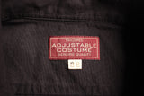 ADJUSTABLE COSTUME / WORK STYLE OX BUTTON DOWN SHIRT (AS-001,BLACK)