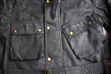 Cushman / BRITISH MOTOR CYCLE JACKET, USED FINISH (21330,BLACK)