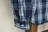 COLIMBO / RICHMOND-BORO WORK SHIRT,FLANNEL (ZS-0311,NAVY/SAX)