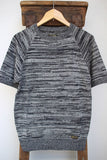 COLIMBO / PLAYLAND KNIT T-SHIRT (ZS-0803,BLACK)