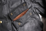 Cushman / BRITISH MOTOR CYCLE JACKET, USED FINISH (21330,BLACK)